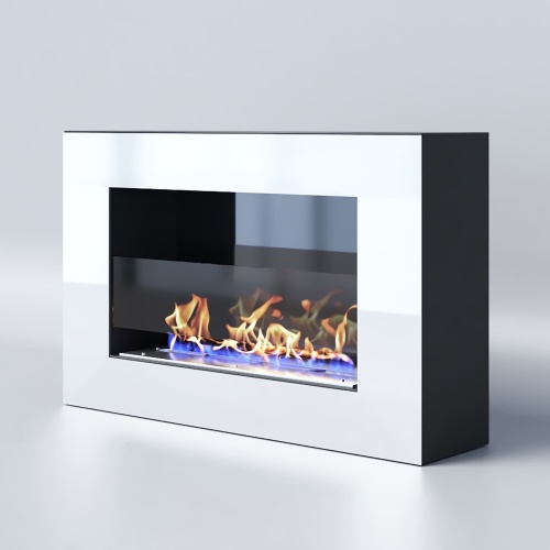 Биокамин "Русский огонь" Хай-тек 650N настенный с защитным и декоративным стеклом