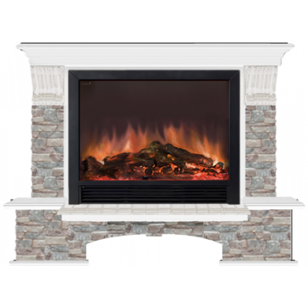 Бостон Грот цветной Ш-33 (белый)+Sharm 33 BL