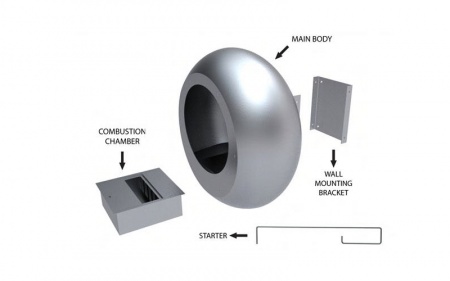 Настенный биокамин Cocoon Vellum Stainless Steel Настенный биокамин Cocoon Vellum Stainless Steel по цене 250 500 руб.