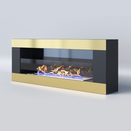 Биокамин "Русский огонь" Голд 1200N настенный с защитным стеклом по цене 44 250 руб.