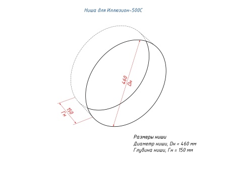 Настенный биокамин Lux Fire "Иллюзион 500 Н" XS по цене 43 890 руб.