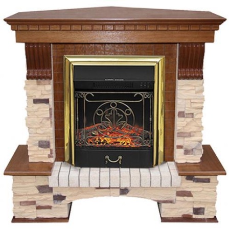 Pierre Luxe угловой сланец (дуб)+Majestic FX Brass