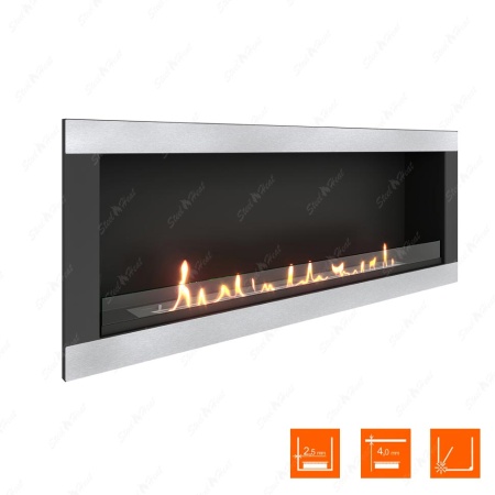 Биокамин SteelHeat ONE-H 1400 стекло по цене 60 690 руб.